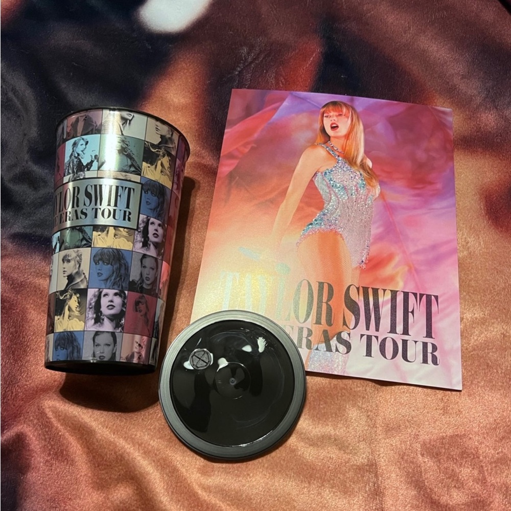 Eras Tour Taylor Swift Movie Cup and poster
